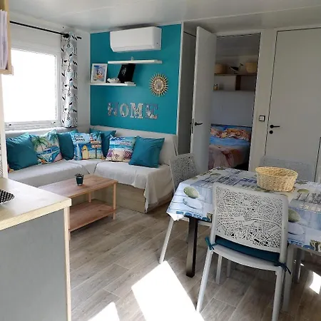 Mobil-home Climatise - Terrasse Et Portillon - Proche Ocean سانيوس
