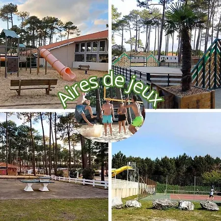 Campsite Mobil-home Climatise - Terrasse Et Portillon - Proche Ocean