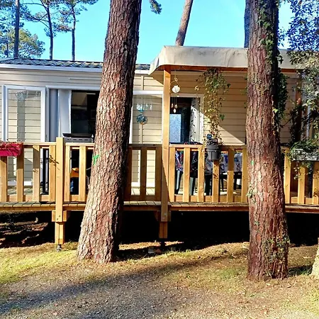 Kemp Mobil-home Climatise - Terrasse Et Portillon - Proche Ocean *