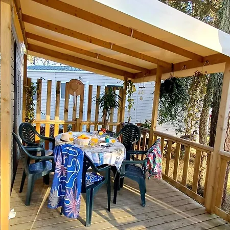 Campsite Mobil-home Climatise - Terrasse Et Portillon - Proche Ocean Seignosse