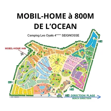 Mobil-home Climatise - Terrasse Et Portillon - Proche Ocean Seignosse