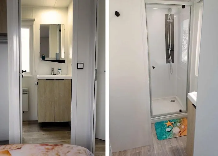 Mobil-Home Camping 4 Etoiles Plage A 800M Terrasse Vegetalisee Piscine Кемпинг *