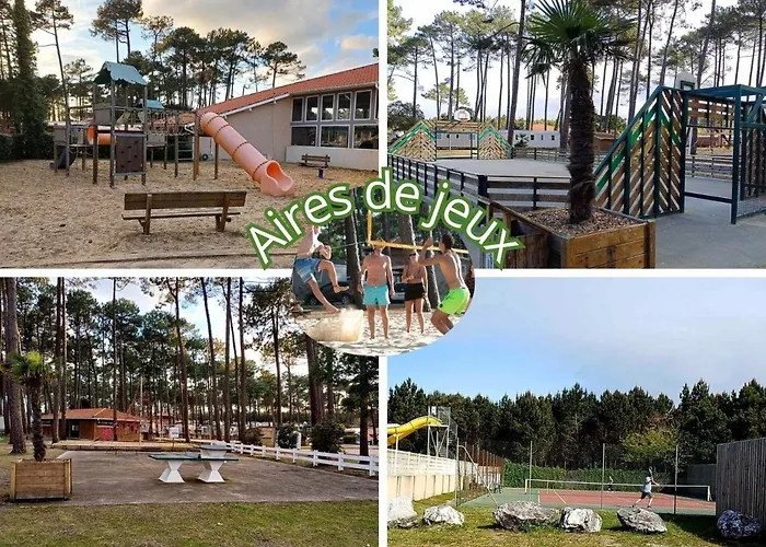 Кемпинг Mobil-Home Camping 4 Etoiles Plage A 800M Terrasse Vegetalisee Piscine