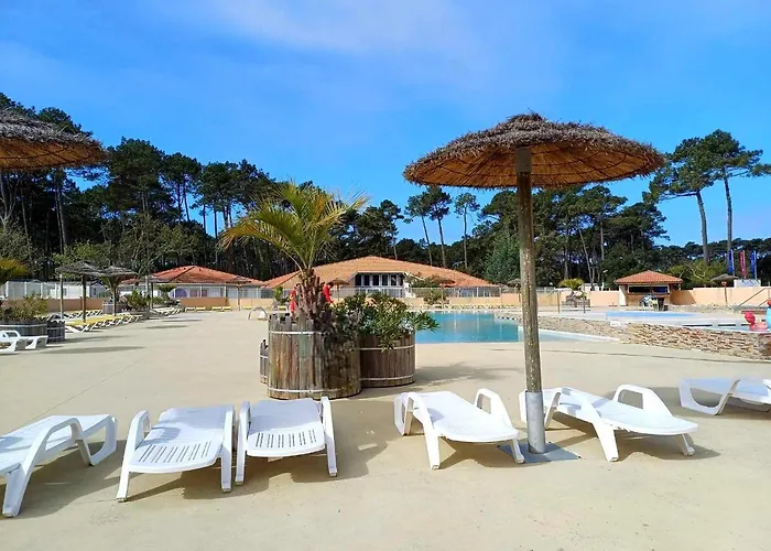 Кемпинг Mobil-Home Camping 4 Etoiles Plage A 800M Terrasse Vegetalisee Piscine *