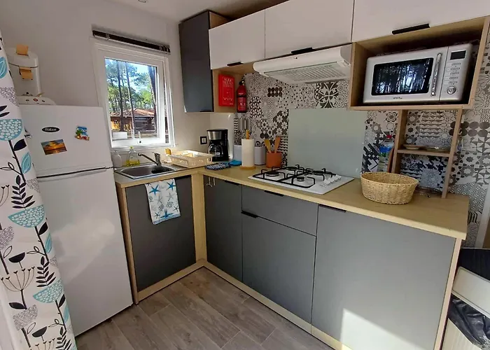 Mobil-Home Camping 4 Etoiles Plage A 800M Terrasse Vegetalisee Piscine * Сеньос