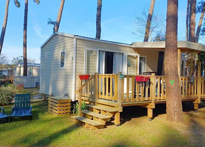Mobil-Home Camping 4 Etoiles Plage A 800M Terrasse Vegetalisee Piscine *